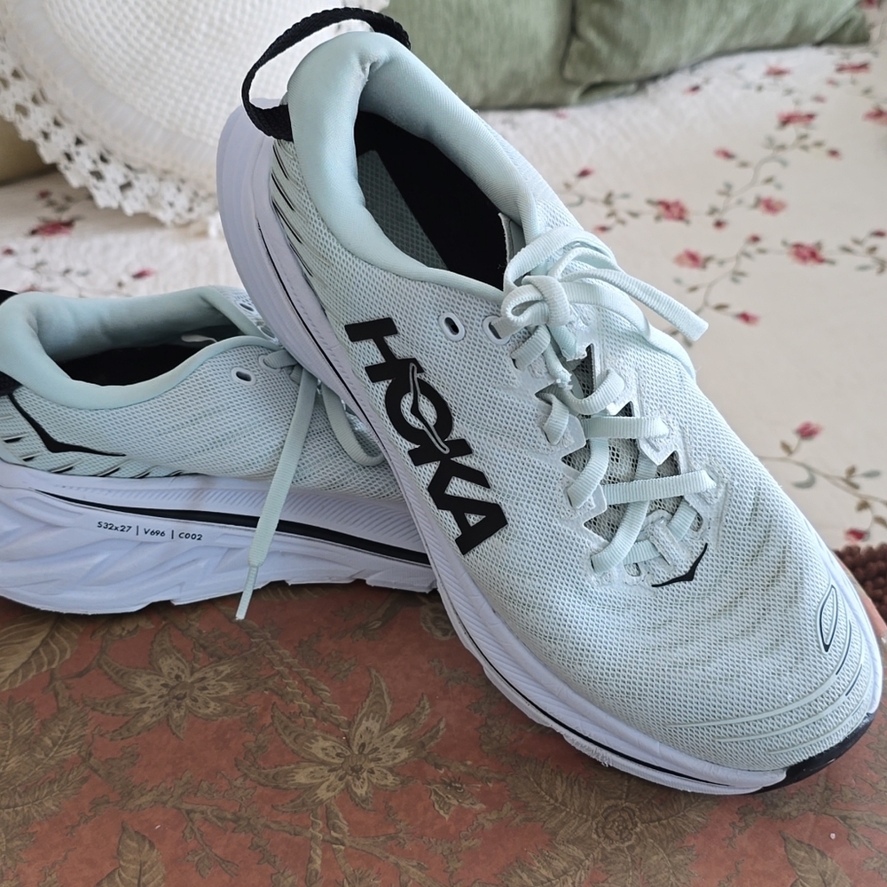 Hoka One One Women's Mint Green Running Shoes
